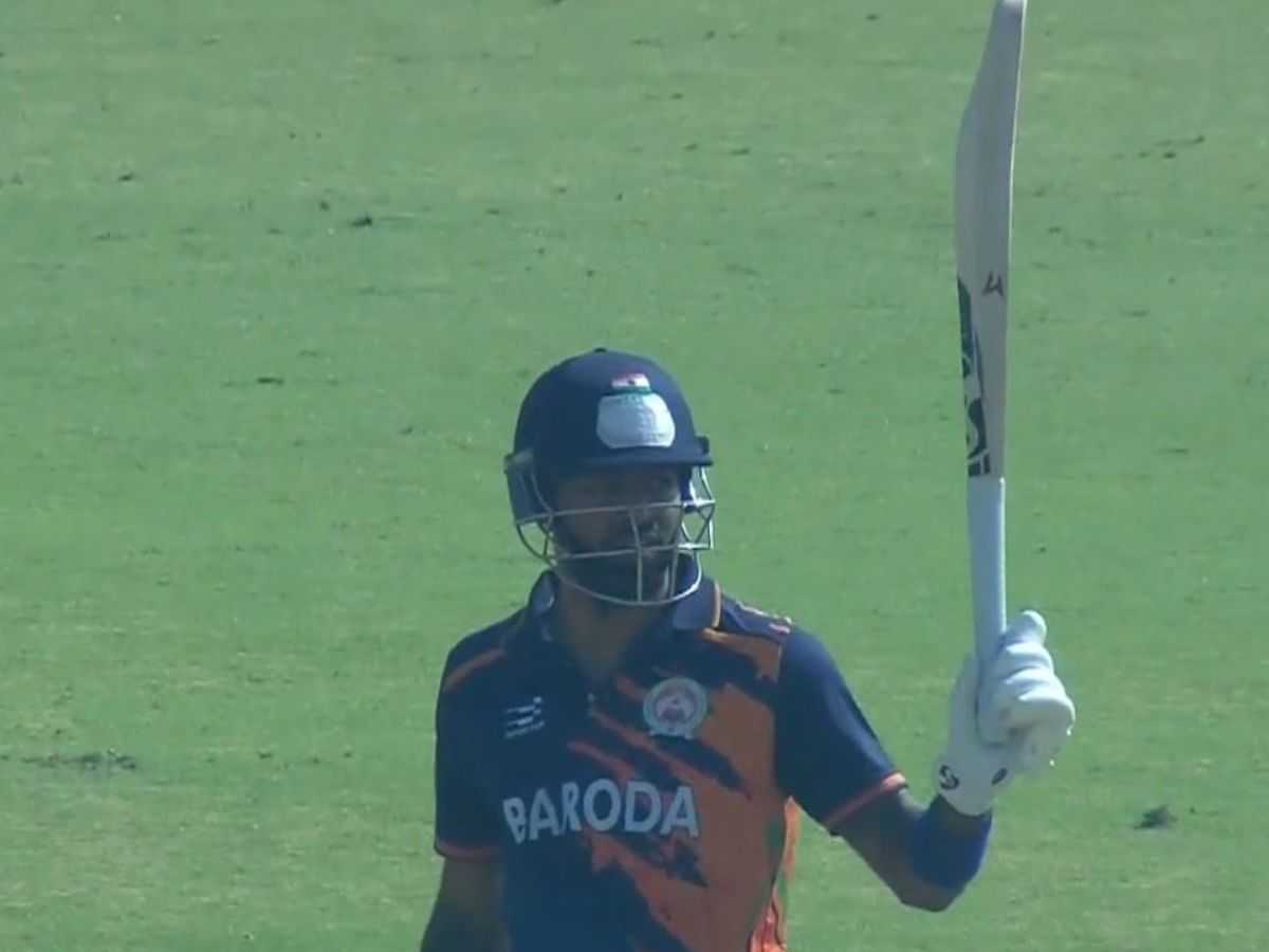 Hardik Pandya makes blistering return to the Vijay Hazare Trophy